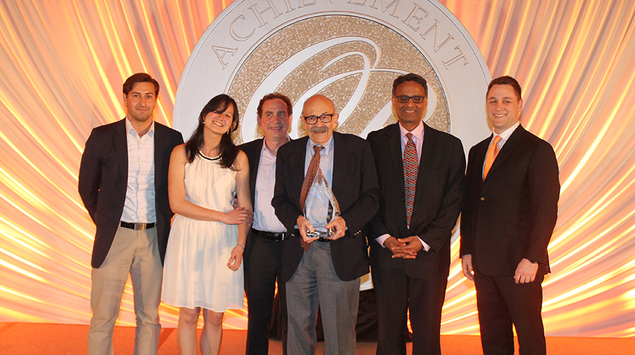 Heinz College team winning INFORMS Smith prize - Shane Butler, Carla Luyo, Andy Wasser, Al Blumstein, Krishnan, and Jon Nehlsen